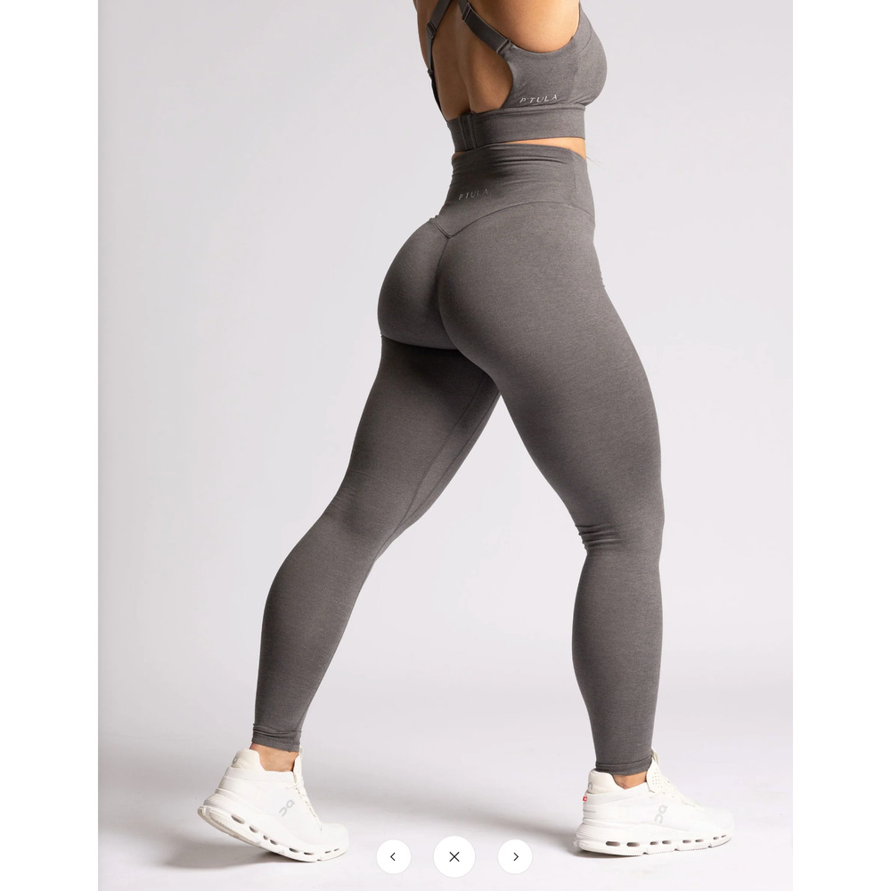 PTULA The Bare Pro High Rise Leggings XS Heather Gray 25 Yoga Pants Pilates Gym